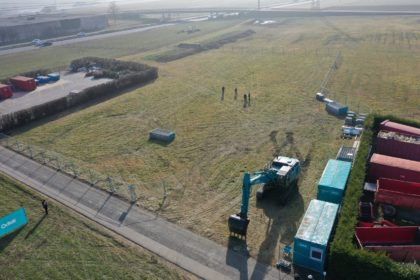 Les travaux de construction de la plateforme de forage de Vinzel débutent